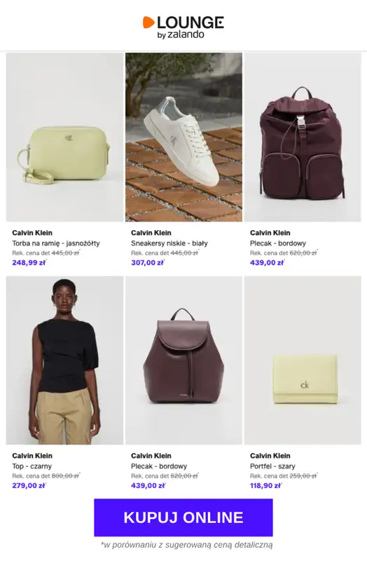 Lounge by Zalando - gazetka promocyjna Do -73%  Calvin Klein - Kobiety od poniedziałku 16.03 do czwartku 19.03 - strona 11