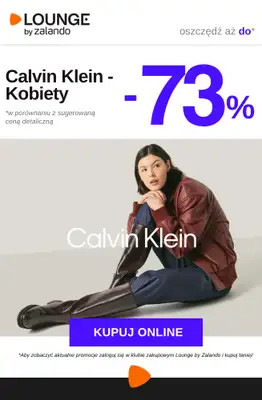 Lounge by Zalando - gazetka promocyjna Do -73%  Calvin Klein - Kobiety od poniedziałku 16.03 do czwartku 19.03