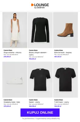 Lounge by Zalando - gazetka promocyjna Do -73%  Calvin Klein - Kobiety od poniedziałku 16.03 do czwartku 19.03 - strona 8