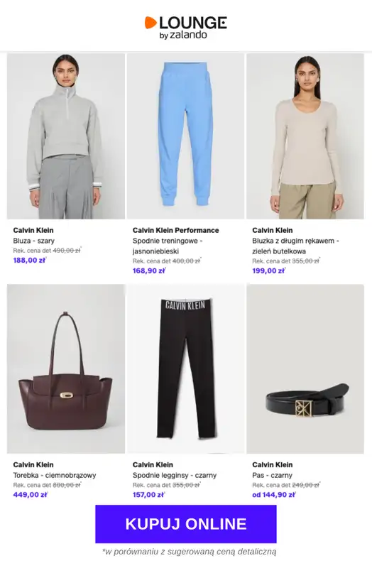 Lounge by Zalando - gazetka promocyjna Do -73%  Calvin Klein - Kobiety od poniedziałku 16.03 do czwartku 19.03 - strona 6
