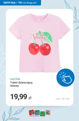 Smyk - gazetka promocyjna T-shirty i bluzki: -70% NA DRUGI PRODUKT - dla Klubowiczów! od poniedziałku 16.03 do niedzieli 22.03 - strona 11