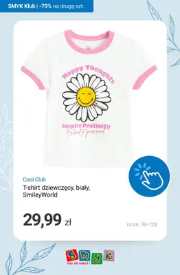 Smyk - gazetka promocyjna T-shirty i bluzki: -70% NA DRUGI PRODUKT - dla Klubowiczów! od poniedziałku 16.03 do niedzieli 22.03 - strona 2