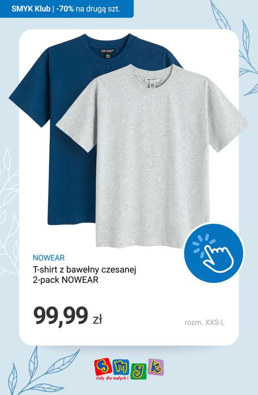 Smyk - gazetka promocyjna T-shirty i bluzki: -70% NA DRUGI PRODUKT - dla Klubowiczów! od poniedziałku 16.03 do niedzieli 22.03 - strona 13