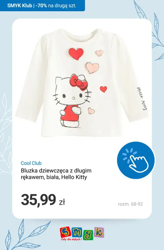 Smyk - gazetka promocyjna T-shirty i bluzki: -70% NA DRUGI PRODUKT - dla Klubowiczów! od poniedziałku 16.03 do niedzieli 22.03 - strona 10