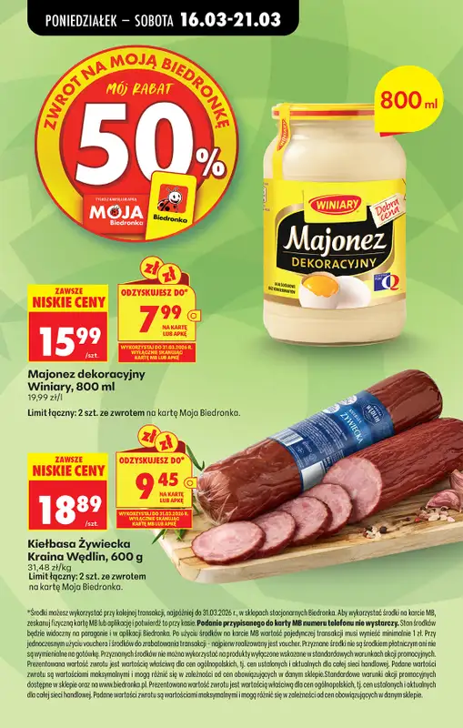 Biedronka - gazetka promocyjna Od poniedziałku od poniedziałku 16.03 do soboty 21.03 - strona 11
