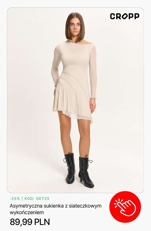 Cropp - gazetka promocyjna -25% na wybrane produkty przy zakupach za min. 160 PLN od poniedziałku 16.03  - strona 6