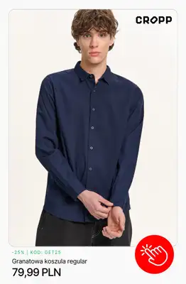 Cropp - gazetka promocyjna -25% na wybrane produkty przy zakupach za min. 160 PLN od poniedziałku 16.03  - strona 8