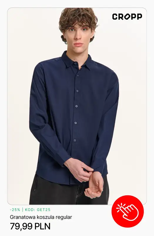 Cropp - gazetka promocyjna -25% na wybrane produkty przy zakupach za min. 160 PLN od poniedziałku 16.03  - strona 8