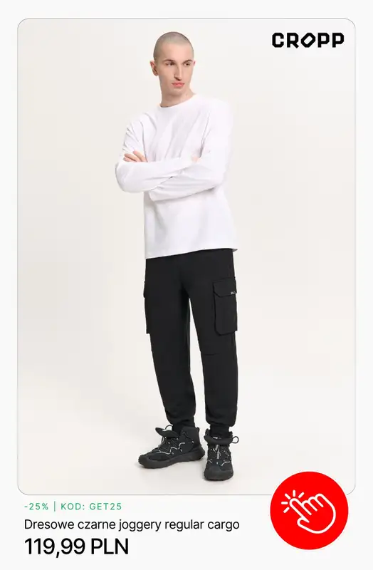 Cropp - gazetka promocyjna -25% na wybrane produkty przy zakupach za min. 160 PLN od poniedziałku 16.03  - strona 5