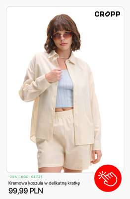 Cropp - gazetka promocyjna -25% na wybrane produkty przy zakupach za min. 160 PLN od poniedziałku 16.03  - strona 7