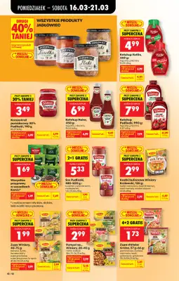 Biedronka - gazetka promocyjna Od poniedziałku, Z ladą tradycyjną od poniedziałku 16.03 do soboty 21.03 - strona 52