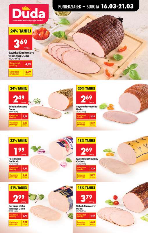 Biedronka - gazetka promocyjna Od poniedziałku, Z ladą tradycyjną od poniedziałku 16.03 do soboty 21.03 - strona 35