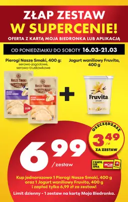 Biedronka - gazetka promocyjna Od poniedziałku, Z ladą tradycyjną od poniedziałku 16.03 do soboty 21.03 - strona 86