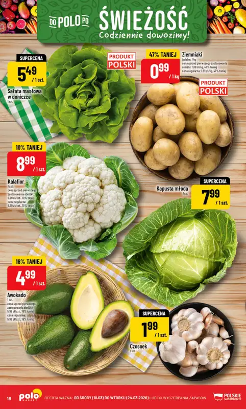 POLOmarket - gazetka promocyjna Gazetka od środy 18.03 do wtorku 24.03 - strona 18