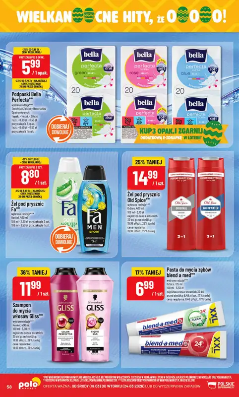 POLOmarket - gazetka promocyjna Gazetka od środy 18.03 do wtorku 24.03 - strona 58