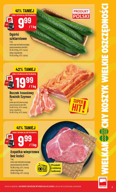 POLOmarket - gazetka promocyjna Gazetka od środy 18.03 do wtorku 24.03 - strona 3