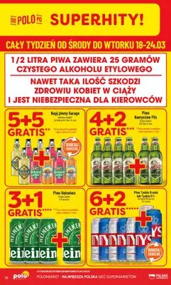 POLOmarket - gazetka promocyjna Gazetka od środy 18.03 do wtorku 24.03 - strona 10
