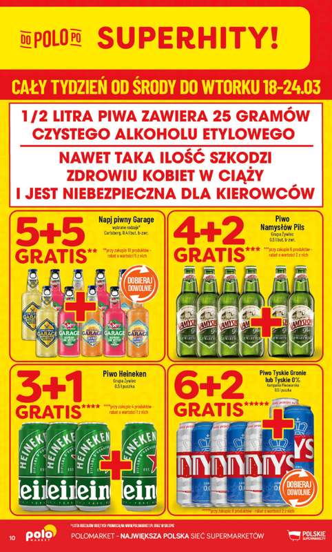 POLOmarket - gazetka promocyjna Gazetka od środy 18.03 do wtorku 24.03 - strona 10