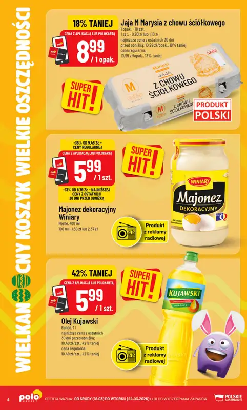 POLOmarket - gazetka promocyjna Gazetka od środy 18.03 do wtorku 24.03 - strona 4
