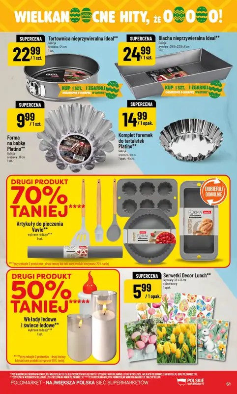 POLOmarket - gazetka promocyjna Gazetka od środy 18.03 do wtorku 24.03 - strona 61