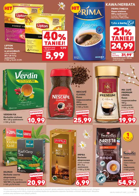 Kaufland - gazetka promocyjna Gazetka Tygodnia od czwartku 19.03 do środy 25.03 - strona 45