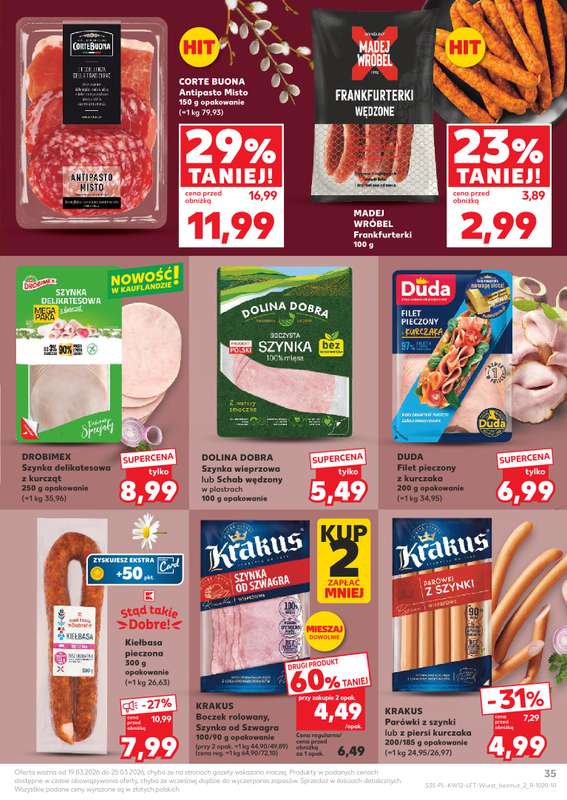Kaufland - gazetka promocyjna Gazetka Tygodnia od czwartku 19.03 do środy 25.03 - strona 35