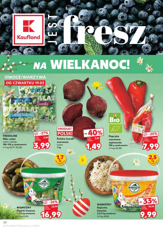 Kaufland - gazetka promocyjna Gazetka Tygodnia od czwartku 19.03 do środy 25.03 - strona 20