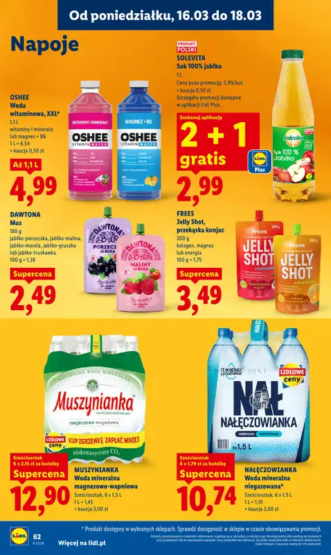 Lidl - gazetka promocyjna Oferta od poniedziałku od poniedziałku 16.03 do środy 18.03 - strona 64