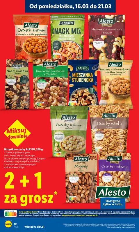 Lidl - gazetka promocyjna Oferta od poniedziałku od poniedziałku 16.03 do środy 18.03 - strona 12