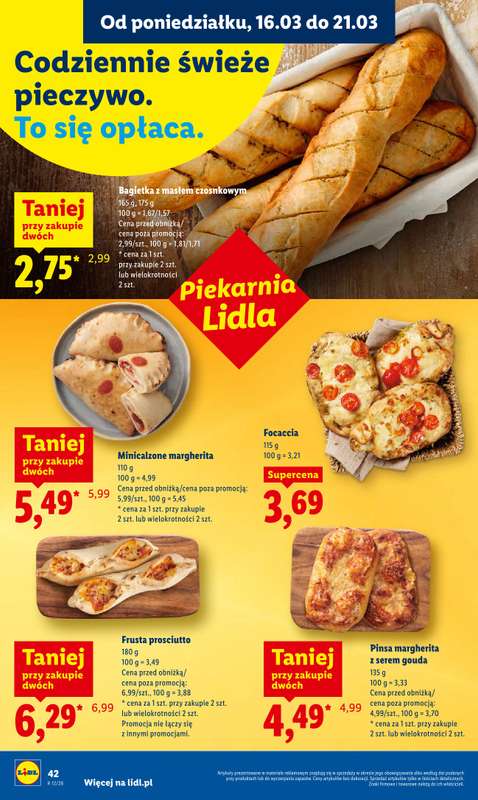 Lidl - gazetka promocyjna Oferta od poniedziałku od poniedziałku 16.03 do środy 18.03 - strona 44