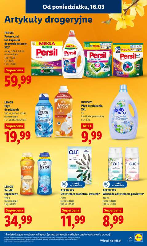 Lidl - gazetka promocyjna Oferta od poniedziałku od poniedziałku 16.03 do środy 18.03 - strona 75