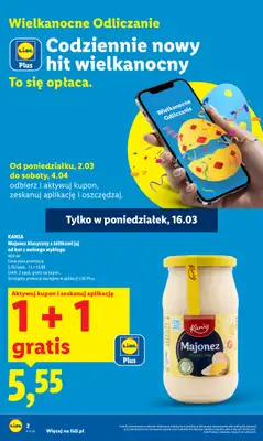 Lidl - gazetka promocyjna Oferta od poniedziałku od poniedziałku 16.03 do środy 18.03 - strona 2