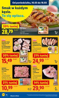 Lidl - gazetka promocyjna Oferta od poniedziałku od poniedziałku 16.03 do środy 18.03 - strona 46