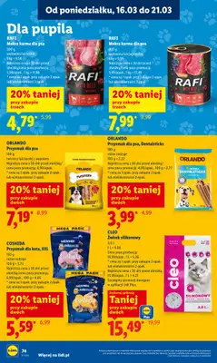 Lidl - gazetka promocyjna Oferta od poniedziałku od poniedziałku 16.03 do środy 18.03 - strona 76