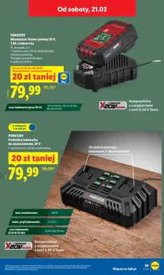 Lidl - gazetka promocyjna Katalog od poniedziałku 16.03 do soboty 21.03 - strona 47