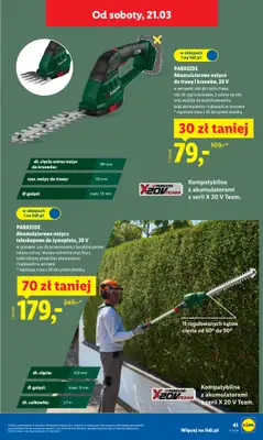 Lidl - gazetka promocyjna Katalog od poniedziałku 16.03 do soboty 21.03 - strona 49