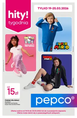 Pepco - gazetka promocyjna Gazetka od czwartku 19.03 do środy 25.03