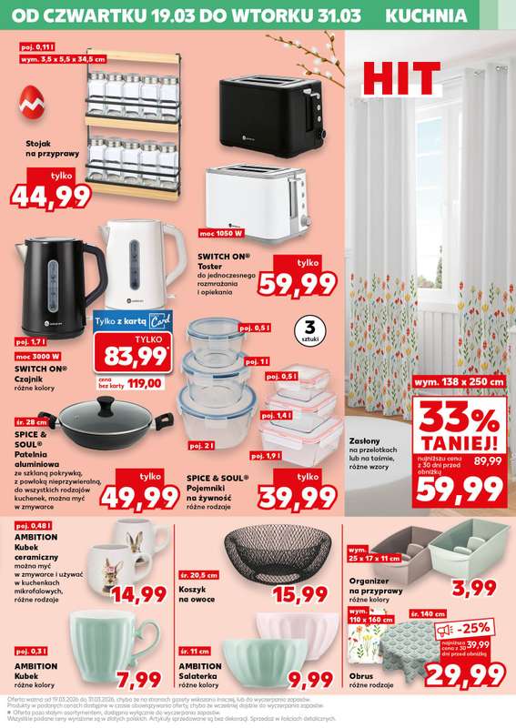 Kaufland - gazetka promocyjna Oferta Kaufland - Non Food od czwartku 19.03 do wtorku 31.03 - strona 11