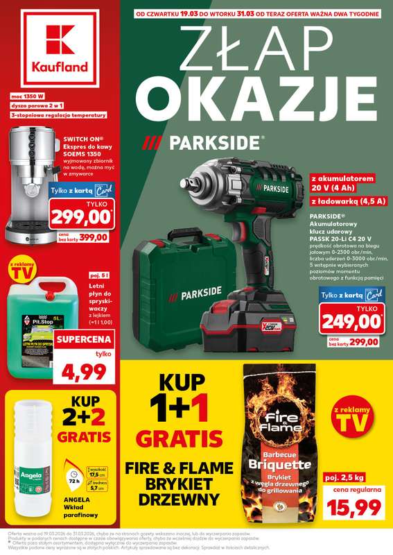 Kaufland - gazetka promocyjna Oferta Kaufland - Non Food od czwartku 19.03 do wtorku 31.03