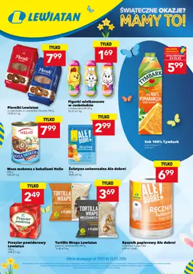 LEWIATAN - gazetka promocyjna Najlepsze okazje? MAMY TO w Lewiatanie od czwartku 19.03 do środy 25.03