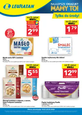 LEWIATAN - gazetka promocyjna W wielopakach taniej! od czwartku 19.03 do środy 25.03