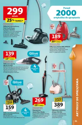 Auchan - gazetka promocyjna Gazetka Strefa Porządki Hipermarket Auchan od środy 18.03 do wtorku 07.04 - strona 31