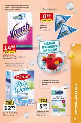 Auchan - gazetka promocyjna Gazetka Strefa Porządki Hipermarket Auchan od środy 18.03 do wtorku 07.04 - strona 19