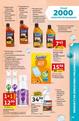 Auchan - gazetka promocyjna Gazetka Strefa Porządki Hipermarket Auchan od środy 18.03 do wtorku 07.04 - strona 15