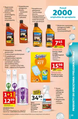 Auchan - gazetka promocyjna Gazetka Strefa Porządki Hipermarket Auchan od środy 18.03 do wtorku 07.04 - strona 15