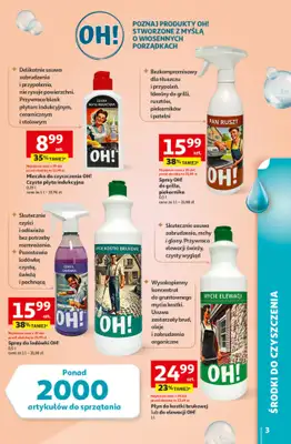 Auchan - gazetka promocyjna Gazetka Strefa Porządki Hipermarket Auchan od środy 18.03 do wtorku 07.04 - strona 3
