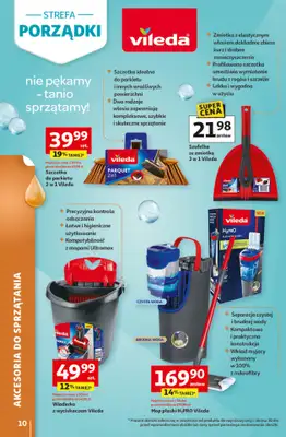 Auchan - gazetka promocyjna Gazetka Strefa Porządki Hipermarket Auchan od środy 18.03 do wtorku 07.04 - strona 10