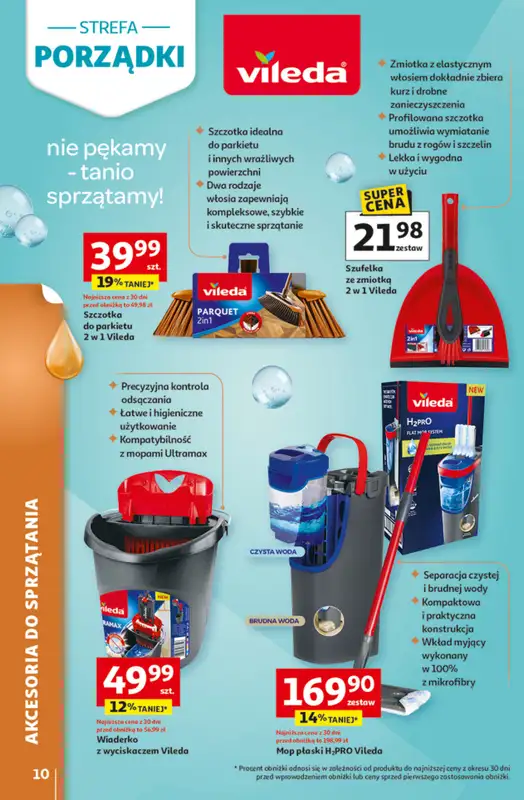 Auchan - gazetka promocyjna Gazetka Strefa Porządki Hipermarket Auchan od środy 18.03 do wtorku 07.04 - strona 10