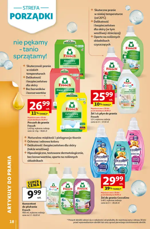 Auchan - gazetka promocyjna Gazetka Strefa Porządki Hipermarket Auchan od środy 18.03 do wtorku 07.04 - strona 18