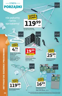 Auchan - gazetka promocyjna Gazetka Strefa Porządki Hipermarket Auchan od środy 18.03 do wtorku 07.04 - strona 26
